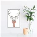 Picture of Cozy Deer _GroupedProduct_Rectangle_Portrait_Canvas_Framed_