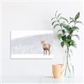 Picture of Winter Stag _GroupedProduct_Rectangle_Landscape_Unframed_Print_Only_