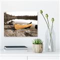 Picture of Yellow Canoe  _GroupedProduct_Rectangle_Landscape_Photography _GroupedProduct_Rectangle_Landscape_Unframed_Print_Only_