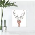 Picture of Cozy Deer _GroupedProduct_Rectangle_Portrait_Unframed_Print_Only_