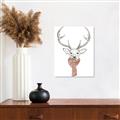 Picture of Cozy Deer _GroupedProduct_Rectangle_Portrait_Unframed_Print_Only_