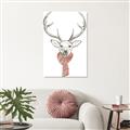 Picture of Cozy Deer _GroupedProduct_Rectangle_Portrait_Unframed_Print_Only_