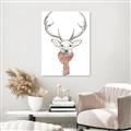 Picture of Cozy Deer _GroupedProduct_Rectangle_Portrait_Unframed_Print_Only_