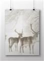 Picture of Winter Deers _GroupedProduct_Rectangle_Landscape_Photography _GroupedProduct_Rectangle_Landscape_Unframed_Print_Only_