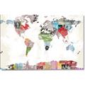 Picture of Collecting stamps  _GroupedProduct_Rectangle_Landscape_Canvas_