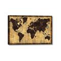 Picture of Brick Wall World Map _GroupedProduct_Rectangle_Landscape_Canvas_