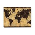 Picture of Brick Wall World Map _GroupedProduct_Rectangle_Landscape_Canvas_