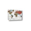 Picture of Newspaper World map  _GroupedProduct_Rectangle_Landscape_Canvas_