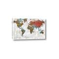 Picture of Newspaper World map  _GroupedProduct_Rectangle_Landscape_Canvas_