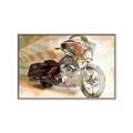 Picture of Motorbike I _GroupedProduct_Rectangle_Landscape_Canvas_Framed_