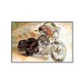Picture of Motorbike I _GroupedProduct_Rectangle_Landscape_Canvas_Framed_