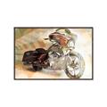 Picture of Motorbike I _GroupedProduct_Rectangle_Landscape_Canvas_Framed_
