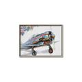 Picture of Flying in colour _GroupedProduct_Rectangle_Landscape_Canvas_Framed_