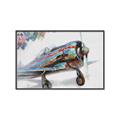 Picture of Flying in colour _GroupedProduct_Rectangle_Landscape_Canvas_Framed_
