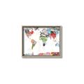 Picture of Collecting stamps  _GroupedProduct_Rectangle_Landscape_Canvas_Framed_