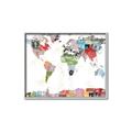 Picture of Collecting stamps  _GroupedProduct_Rectangle_Landscape_Canvas_Framed_