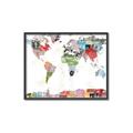 Picture of Collecting stamps  _GroupedProduct_Rectangle_Landscape_Canvas_Framed_