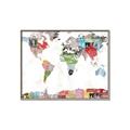 Picture of Collecting stamps  _GroupedProduct_Rectangle_Landscape_Canvas_Framed_