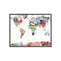 Picture of Collecting stamps  _GroupedProduct_Rectangle_Landscape_Canvas_Framed_