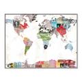 Picture of Collecting stamps  _GroupedProduct_Rectangle_Landscape_Canvas_Framed_