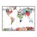 Picture of Collecting stamps  _GroupedProduct_Rectangle_Landscape_Canvas_Framed_