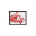 Picture of Canada Map Grey Background _GroupedProduct_Rectangle_Landscape_Canvas_Framed_