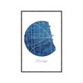 Picture of Round Chicago _GroupedProduct_Rectangle_Portrait_Canvas_Framed_
