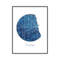 Picture of Round Chicago _GroupedProduct_Rectangle_Portrait_Canvas_Framed_