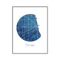 Picture of Round Chicago _GroupedProduct_Rectangle_Portrait_Canvas_Framed_