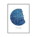 Picture of Round Chicago _GroupedProduct_Rectangle_Portrait_Canvas_Framed_