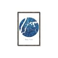 Picture of Round New York _GroupedProduct_Rectangle_Portrait_Canvas_Framed_