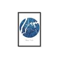 Picture of Round New York _GroupedProduct_Rectangle_Portrait_Canvas_Framed_