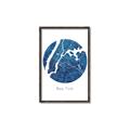 Picture of Round New York _GroupedProduct_Rectangle_Portrait_Canvas_Framed_