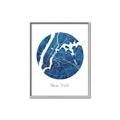 Picture of Round New York _GroupedProduct_Rectangle_Portrait_Canvas_Framed_