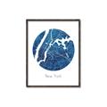 Picture of Round New York _GroupedProduct_Rectangle_Portrait_Canvas_Framed_