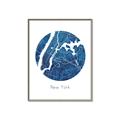 Picture of Round New York _GroupedProduct_Rectangle_Portrait_Canvas_Framed_