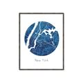 Picture of Round New York _GroupedProduct_Rectangle_Portrait_Canvas_Framed_