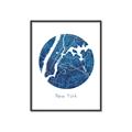 Picture of Round New York _GroupedProduct_Rectangle_Portrait_Canvas_Framed_