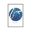 Picture of Round New York _GroupedProduct_Rectangle_Portrait_Canvas_Framed_