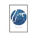 Picture of Round New York _GroupedProduct_Rectangle_Portrait_Canvas_Framed_
