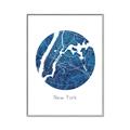 Picture of Round New York _GroupedProduct_Rectangle_Portrait_Canvas_Framed_