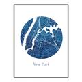 Picture of Round New York _GroupedProduct_Rectangle_Portrait_Canvas_Framed_