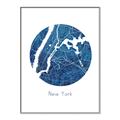 Picture of Round New York _GroupedProduct_Rectangle_Portrait_Canvas_Framed_