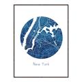 Picture of Round New York _GroupedProduct_Rectangle_Portrait_Canvas_Framed_