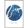 Picture of Round New York _GroupedProduct_Rectangle_Portrait_Canvas_Framed_
