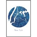 Picture of Round New York _GroupedProduct_Rectangle_Portrait_Canvas_Framed_