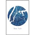 Picture of Round New York _GroupedProduct_Rectangle_Portrait_Canvas_Framed_