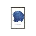 Picture of Round Los Angeles _GroupedProduct_Rectangle_Portrait_Canvas_Framed_