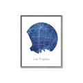Picture of Round Los Angeles _GroupedProduct_Rectangle_Portrait_Canvas_Framed_