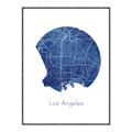 Picture of Round Los Angeles _GroupedProduct_Rectangle_Portrait_Canvas_Framed_